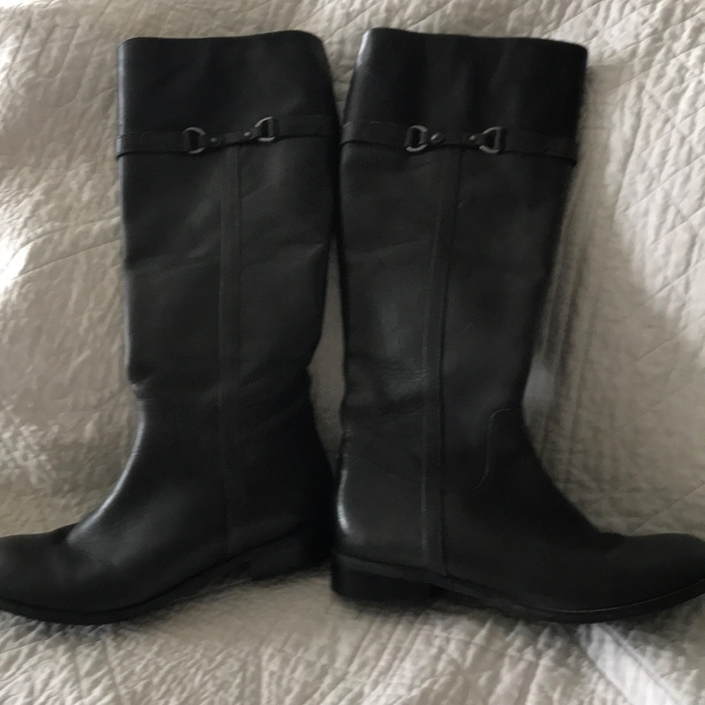 Tall wide calf Clark’s boots